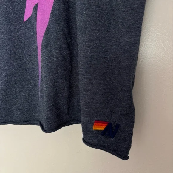 Aviator Nation Bolt boyfriend tee Blue Size XS EUC - Picture 4 of 9